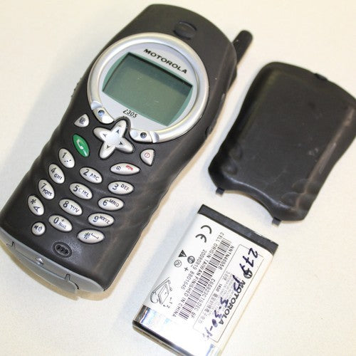 Rare Vintage Motorola i305 Nextel Phone iDen PTT Black Rugged Collectible