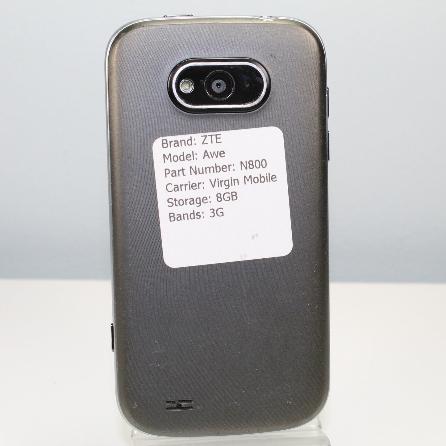 Vintage Classic Phone ZTE AWE (Virgin Mobile) 3G Smartphone N800 Black 8GB