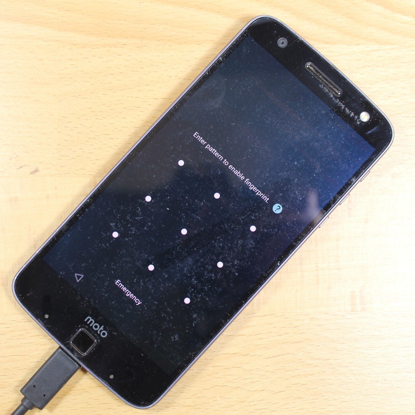 Motorola Moto Z 32GB Smartphone Black XT1650 For Parts #156