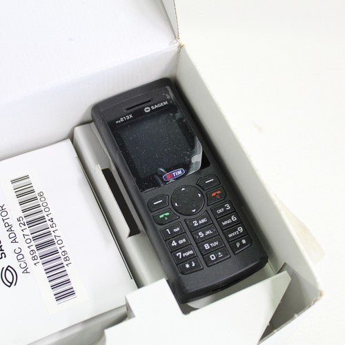 Rare Vintage SAGEM my213x TIM Phone Black International In Box Bundle