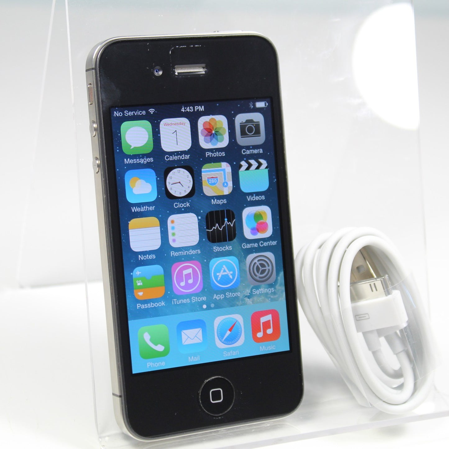 Vintage Apple iPhone 4 A1332 AT&T Smartphone 3G Black 8GB IOS 7 In Box