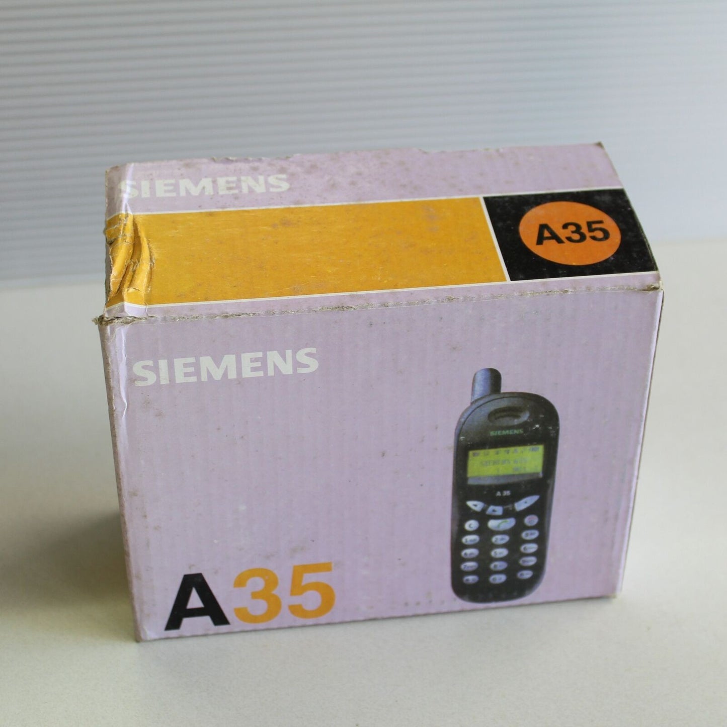 Rare Vintage SIEMENS A35 Black Phone In Box Black International