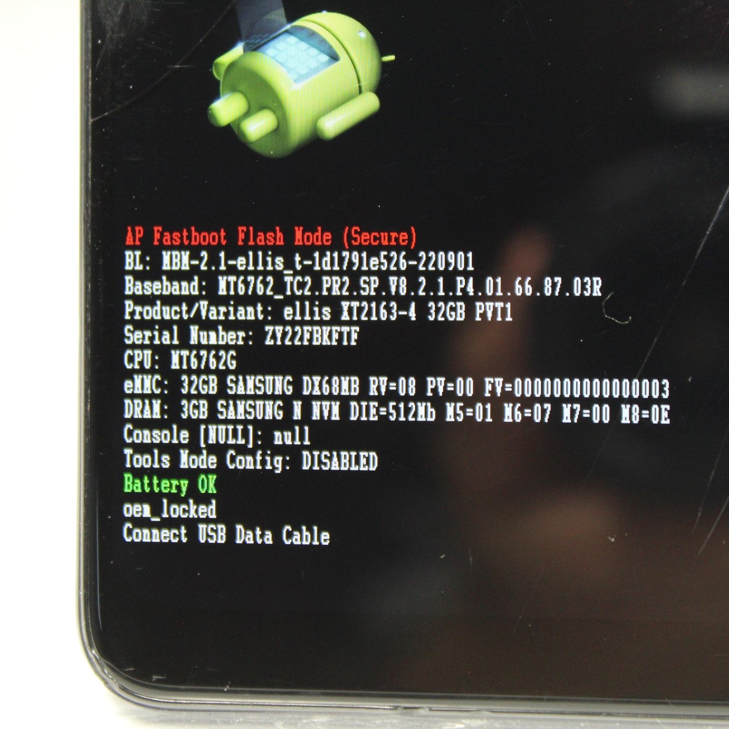 Motorola moto g pure XT2163-4 MetroPCS Smartphone 4G LTE 32GB For Parts