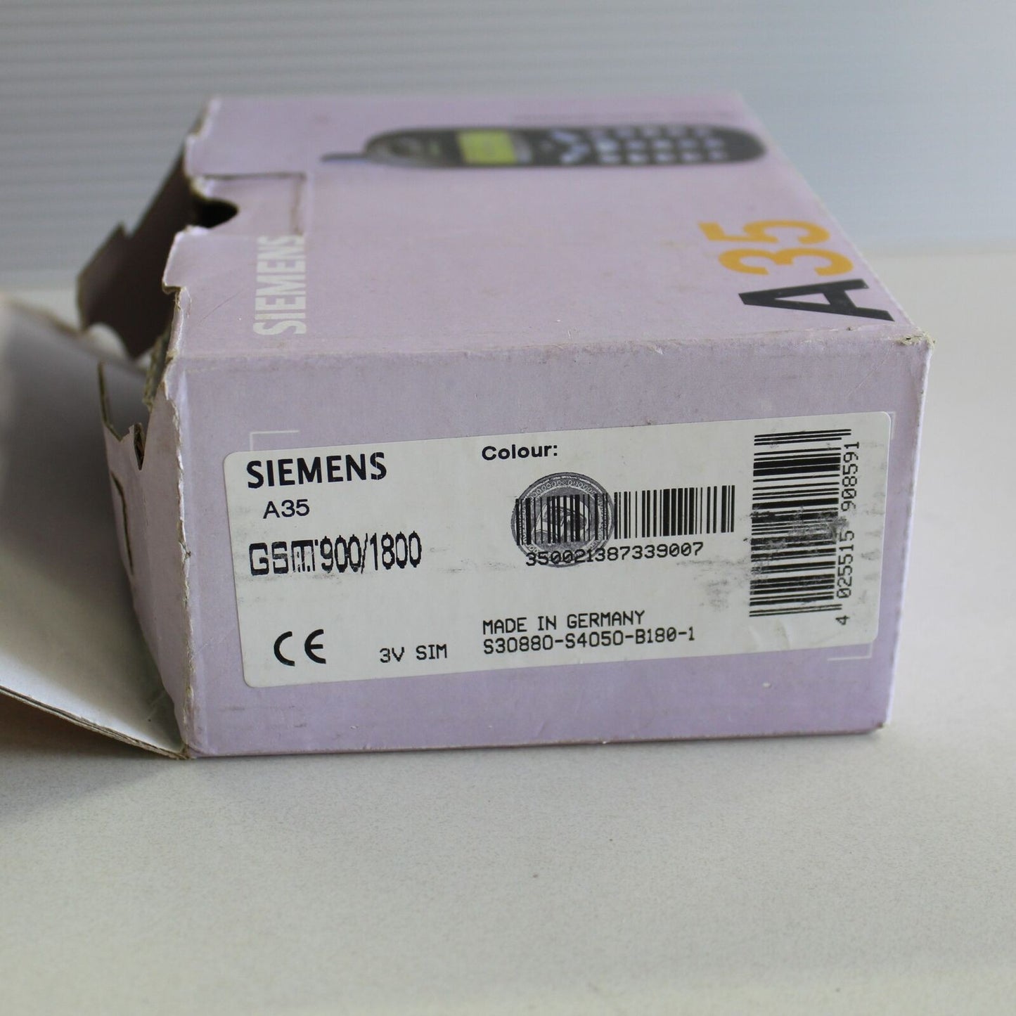 Rare Vintage SIEMENS A35 Black Phone In Box Black International