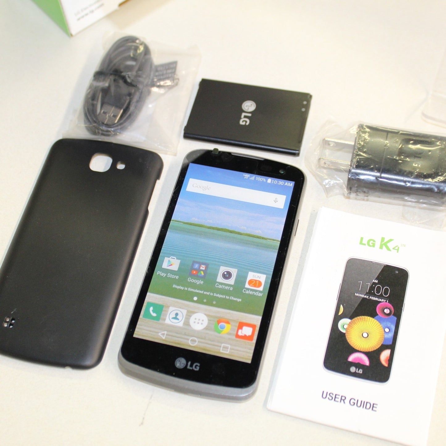 Rare Vintage LG K4 LTE K120 Unlocked Smartphone 4G LTE Black 8GB Open Box
