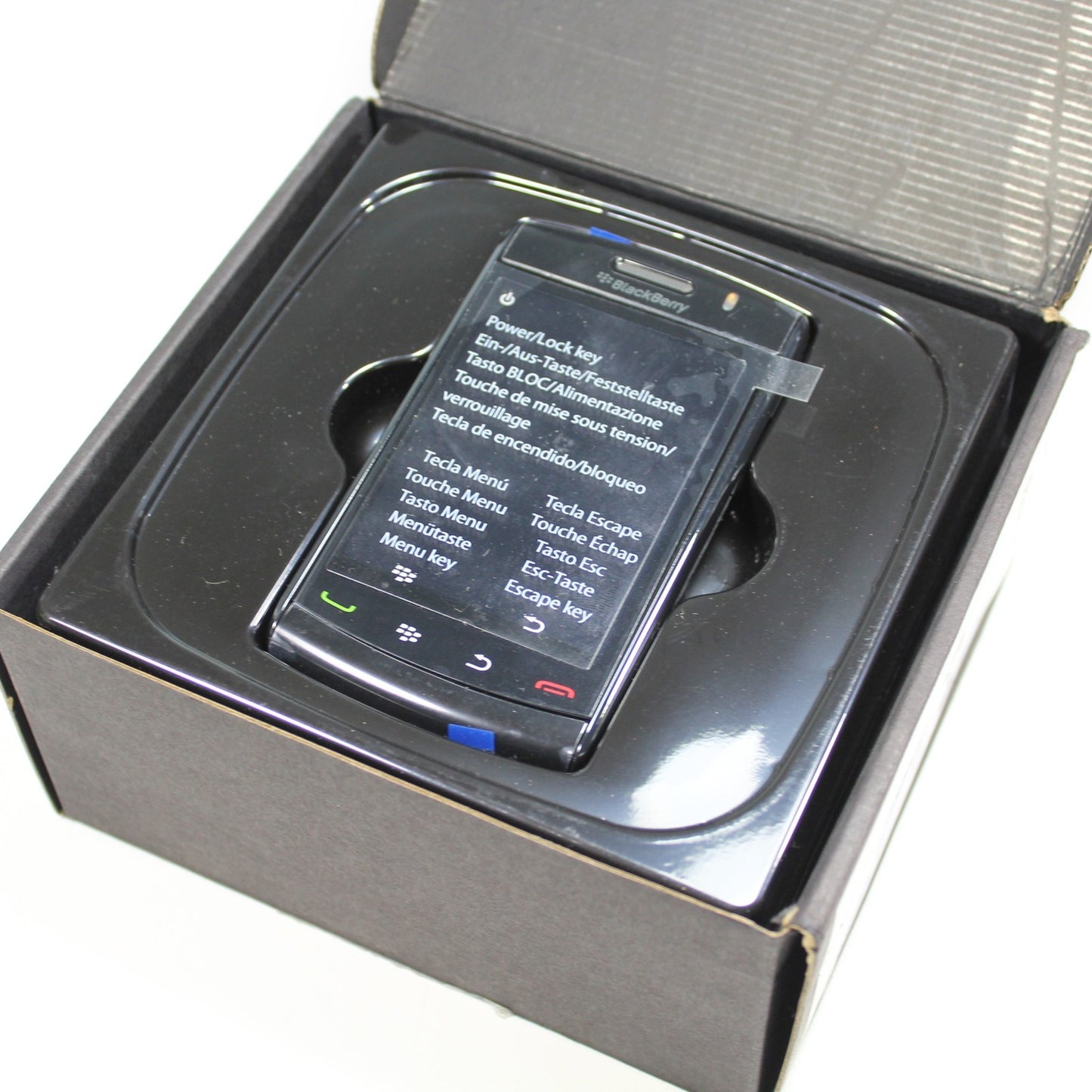 Vintage Blackberry Storm 2 9520 Vodafone Smartphone Black 2009 In Box Complete