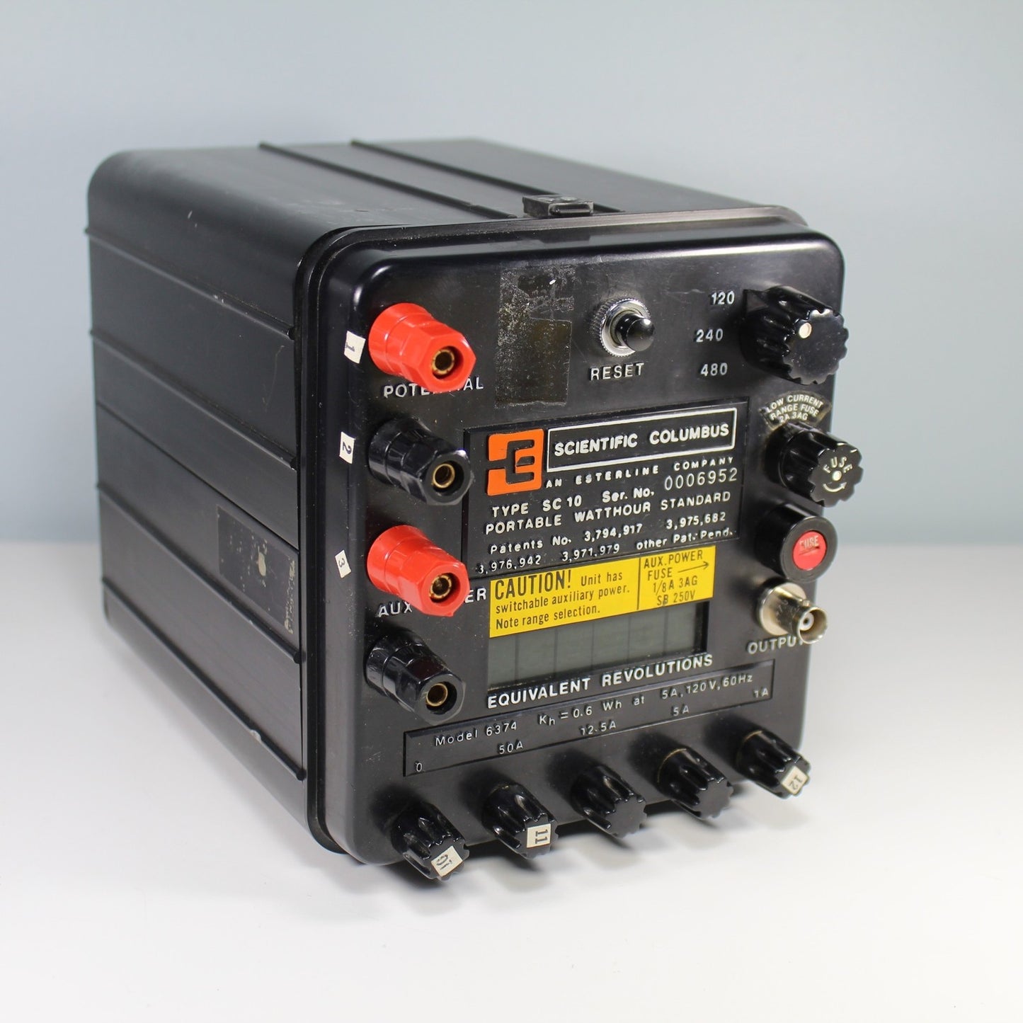 SC10 Scientific Columbus Portable Watthour Model 6374
