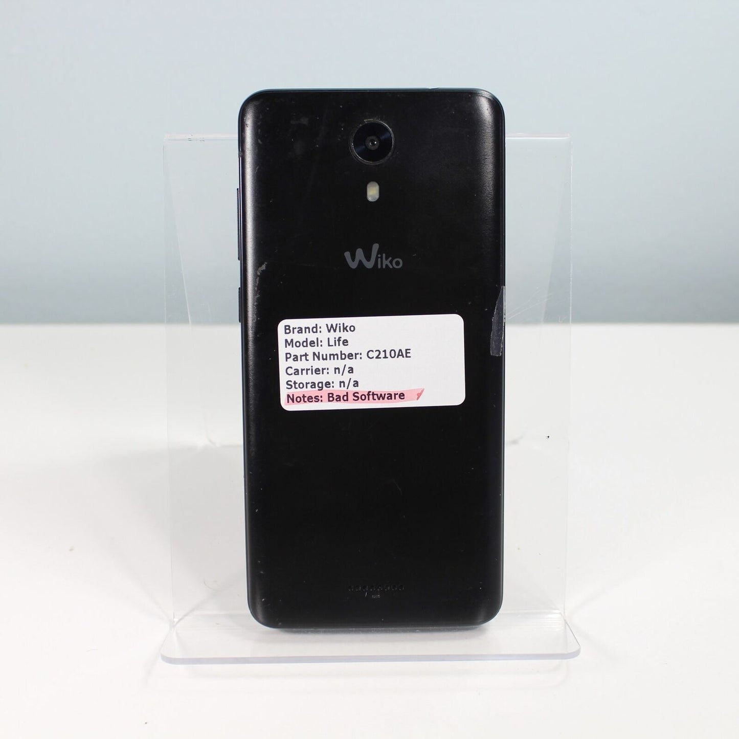 Wiko Life C210AE Smartphone Black For Parts ASIS Gold Silver Recovery