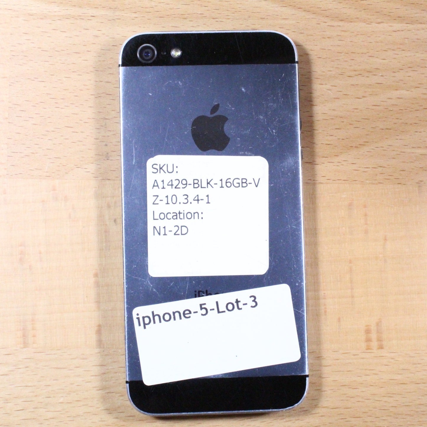 Apple iPhone 5 A1429 16GB Space Gray Verizon Smartphone Good #346
