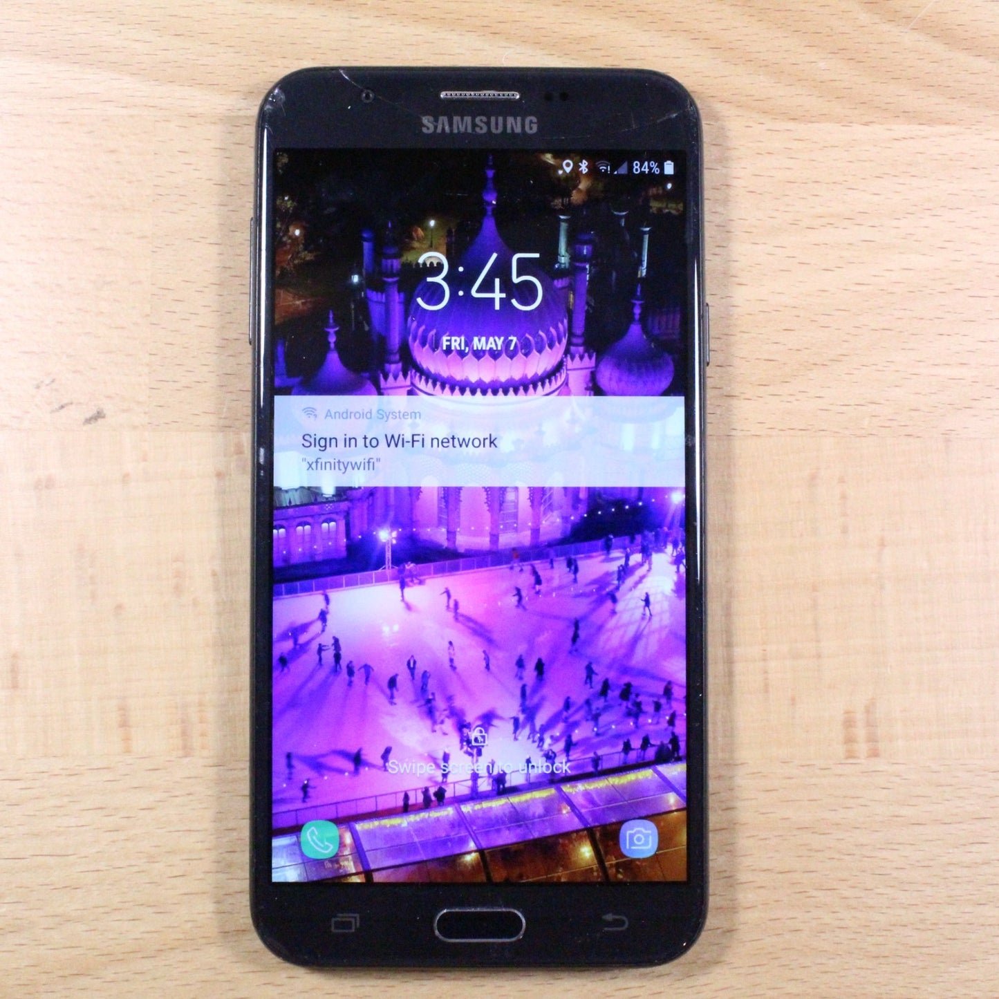 Samsung Galaxy J7 SM-J727A 16GB Black Smartphone For Parts #296