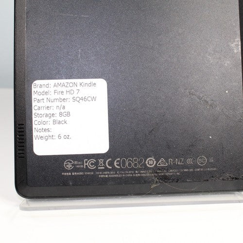 Amazon Kindle Fire HD 7 (SQ46CW) 8GB Black WIFI READY TABLET