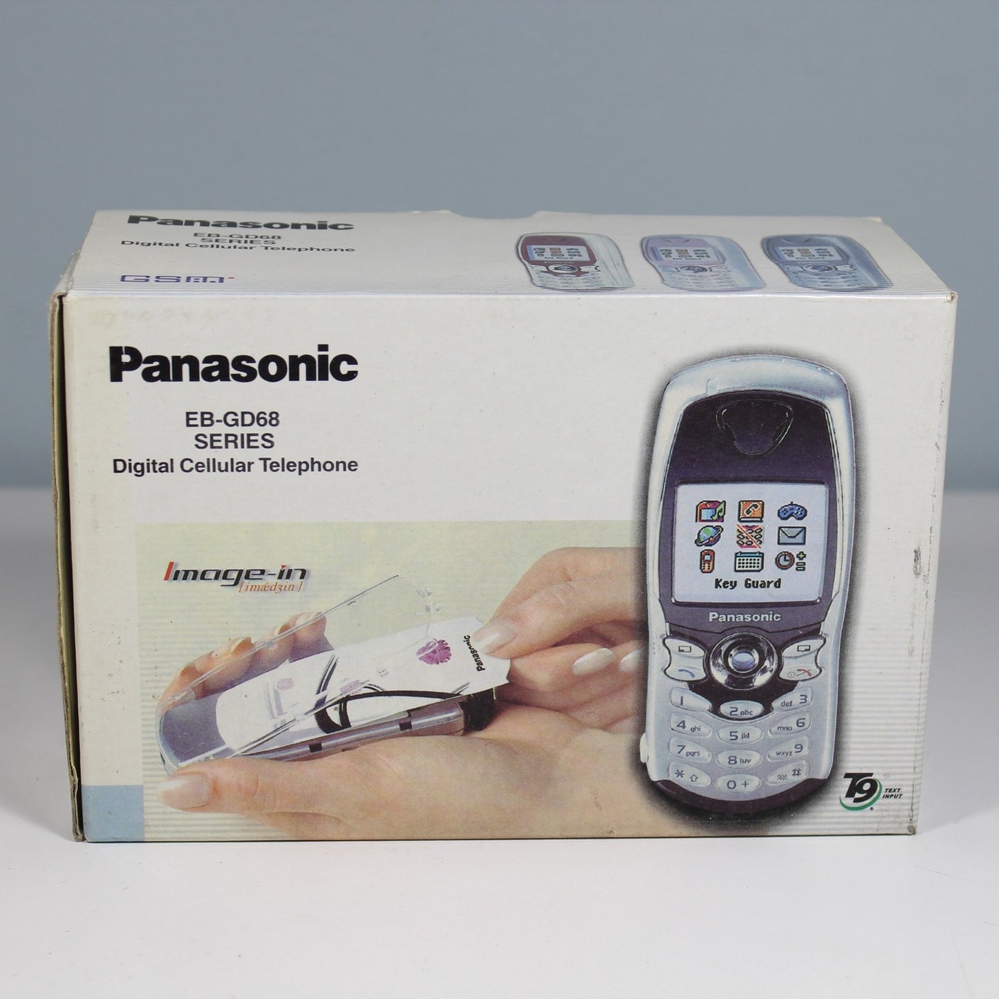 Rare Vintage Panasonic EB-GD68 Phone International Silver In Box Collectible