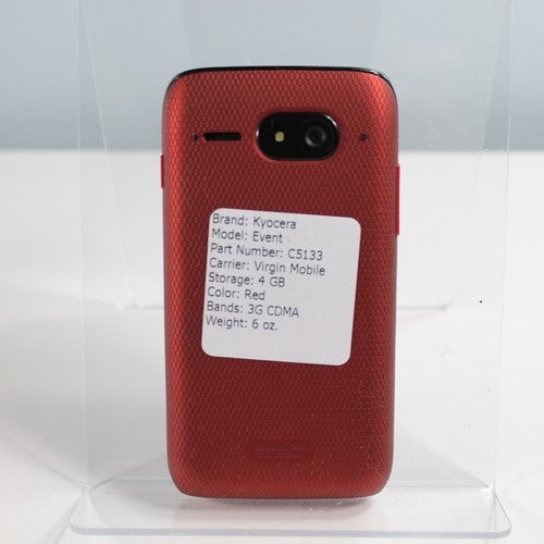 Vintage Classic Kyocera Event Virgin Mobile 4GB Smartphone C5133 Collector Piece