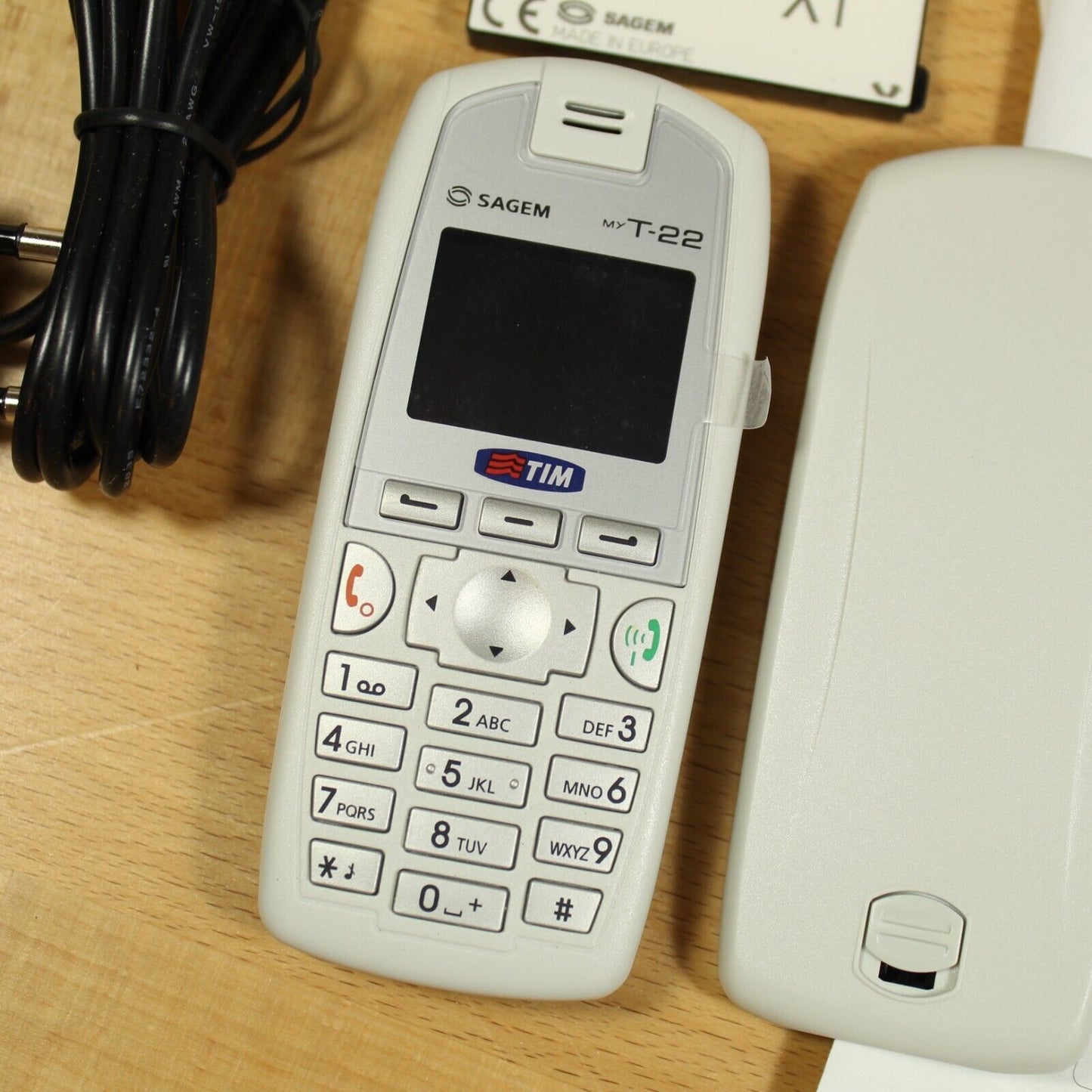 Rare Vintage Sagem myT-22 myX2-2 TIM Phone White In Box International Italian