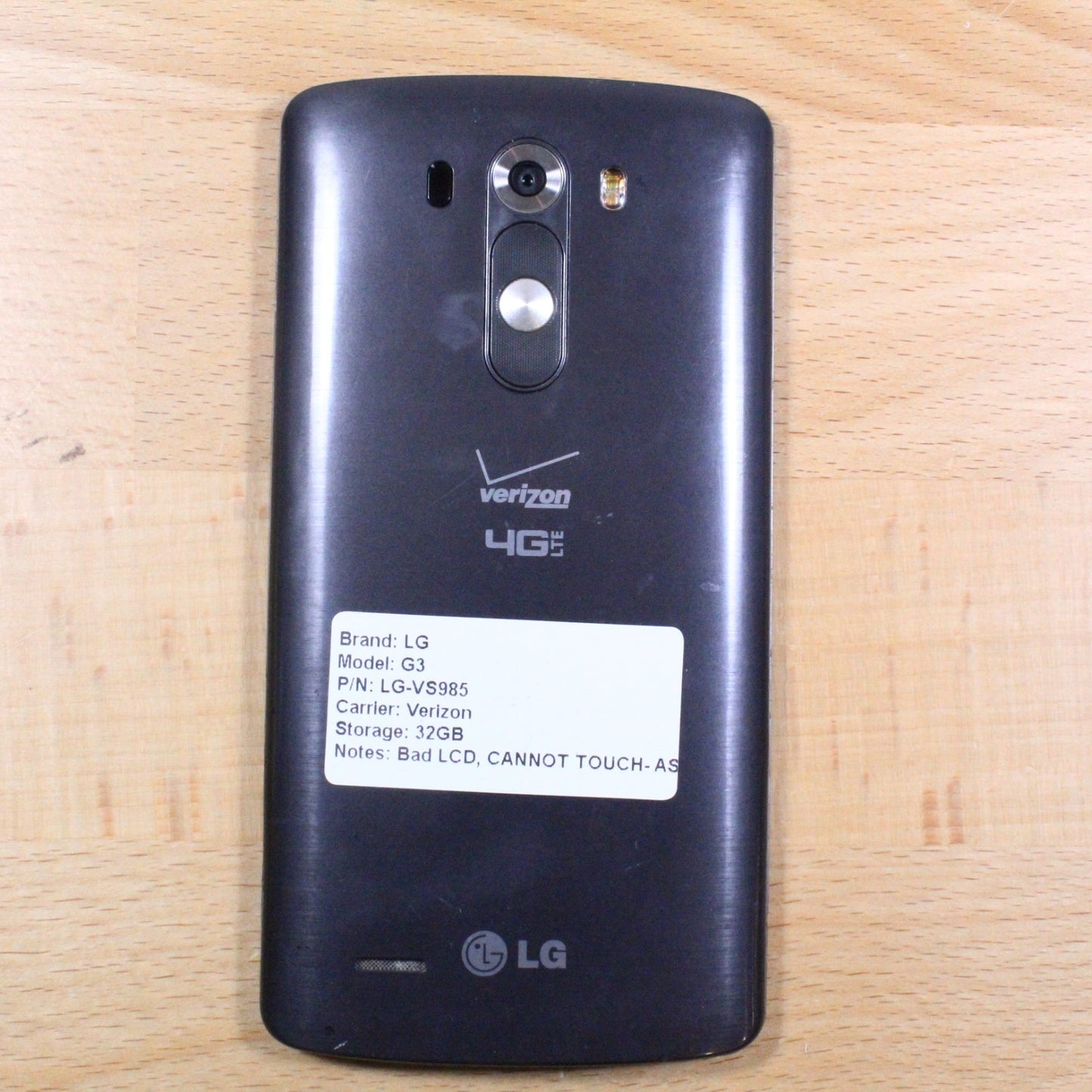 LG G3 VS985 Verizon Smartphone For Parts #325
