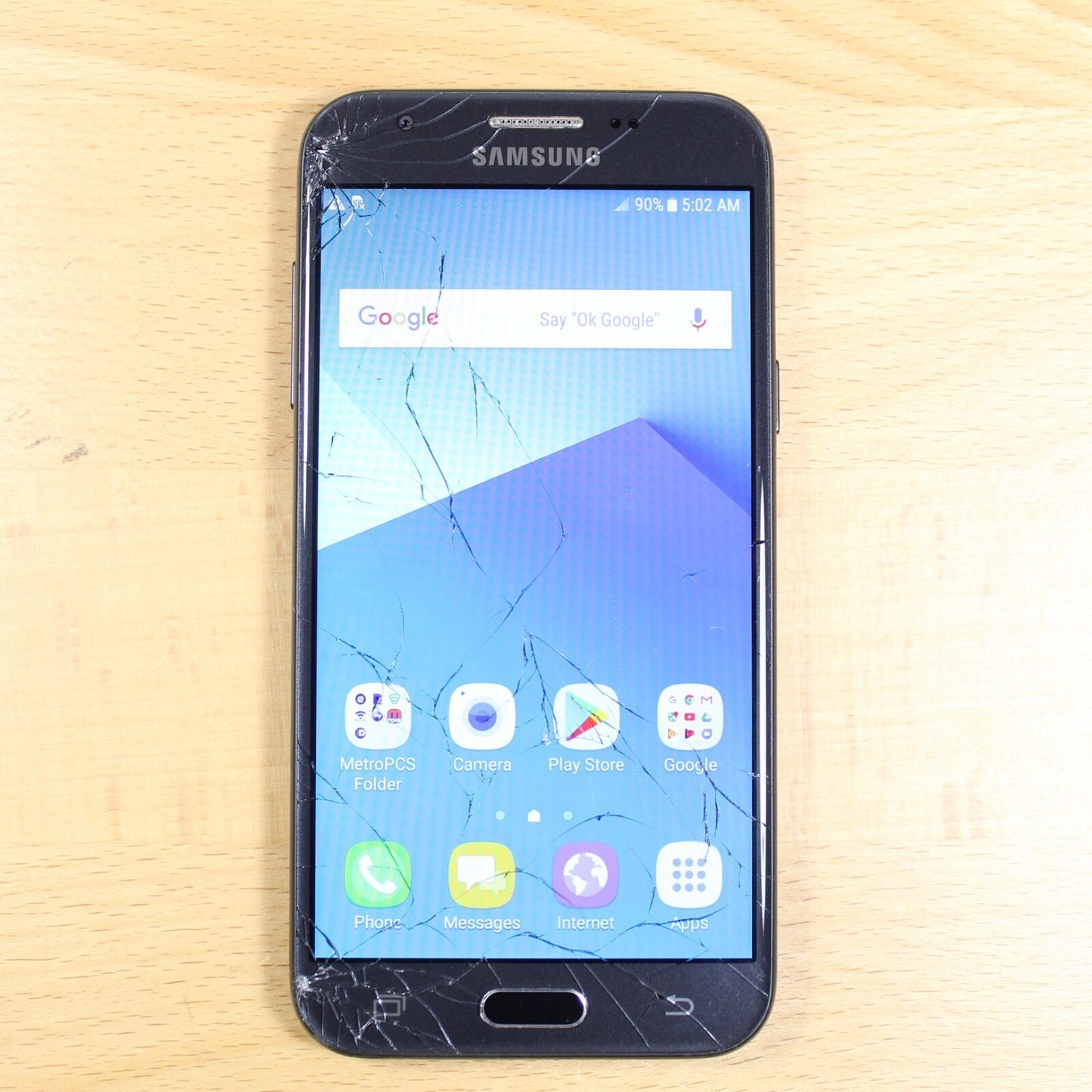 Samsung Galaxy J3 Prime SM-J327T1 16GB Smartphone Black Good #151