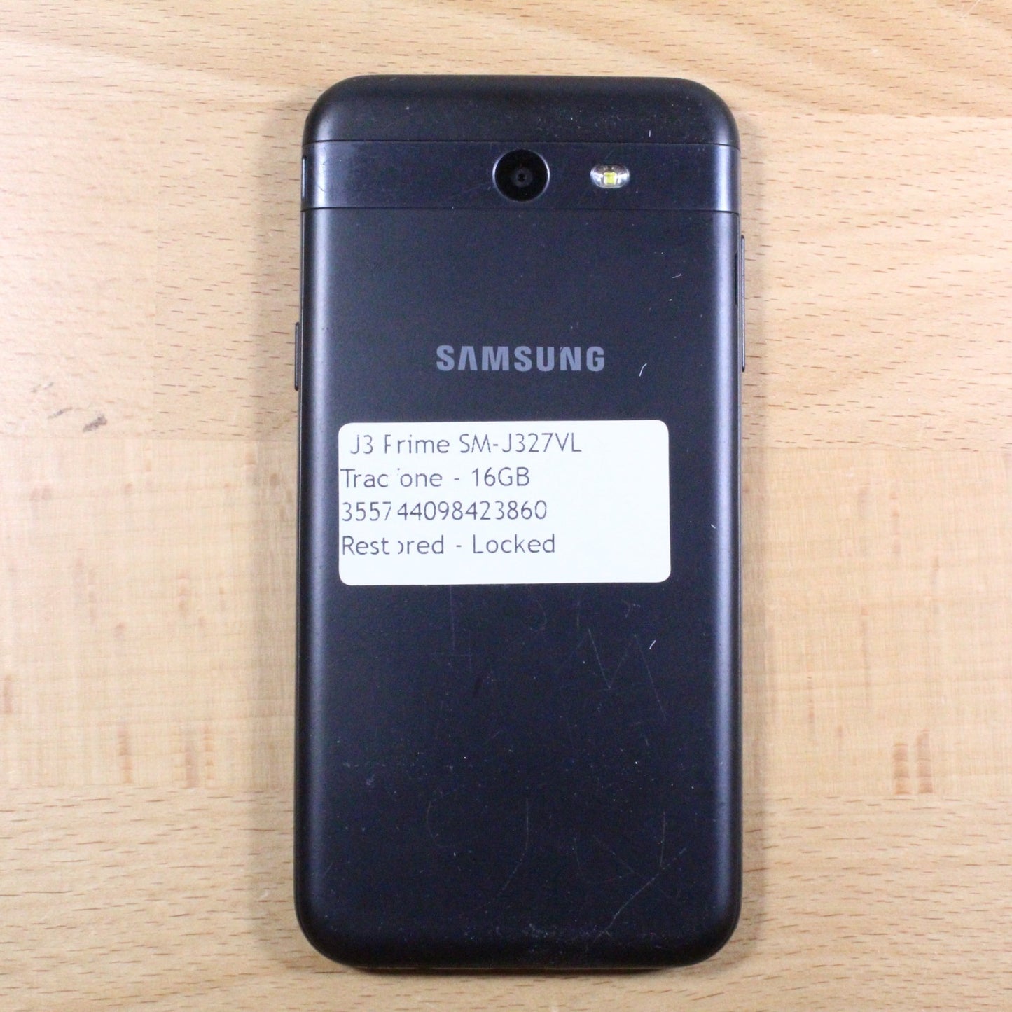 Samsung J3 Prime SM-J327VL Tracfone 16GB Smartphone For Parts #335