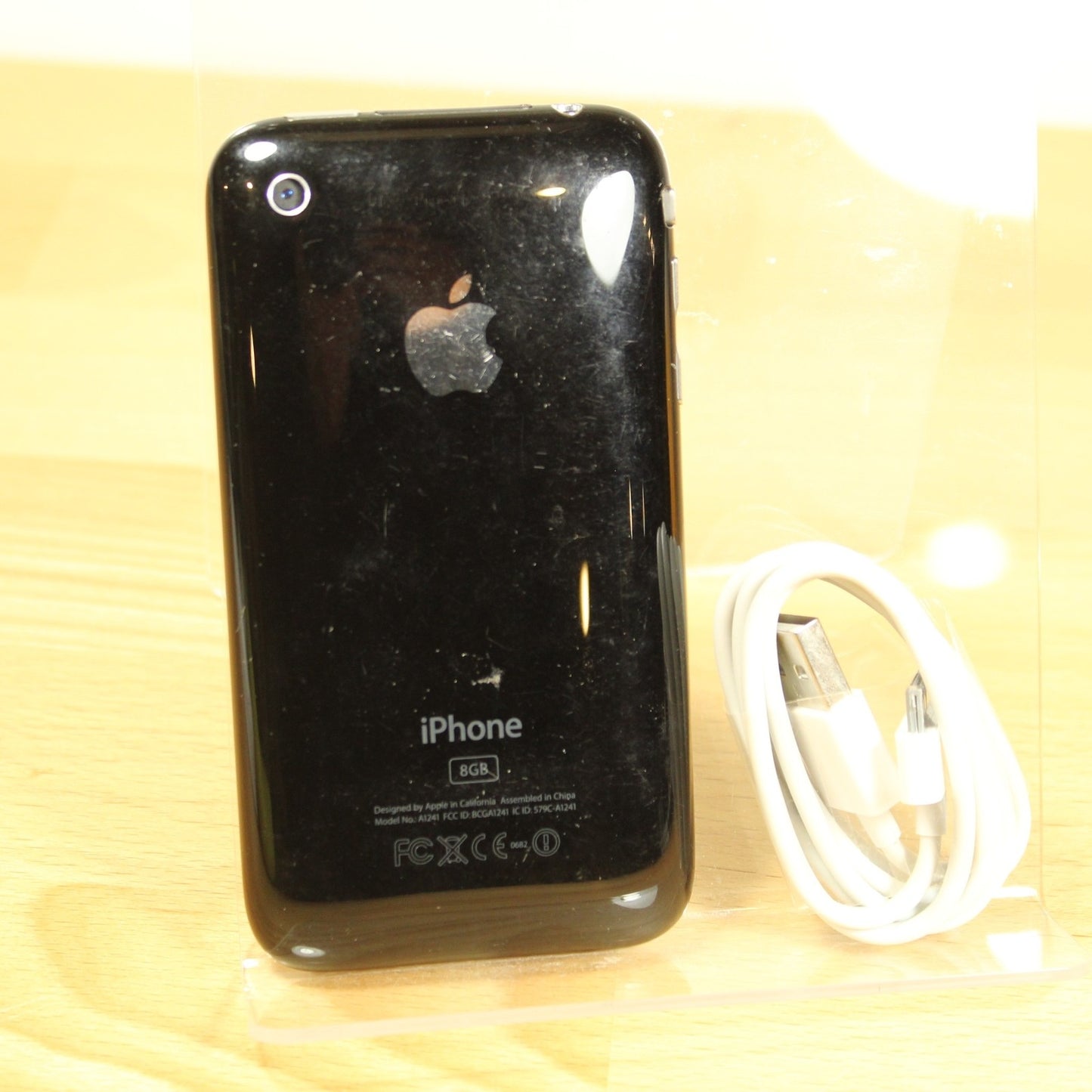 Vintage Apple iPhone 3G 8GB A1241 AT&T Smartphone Black IOS 4 Collectible Rare