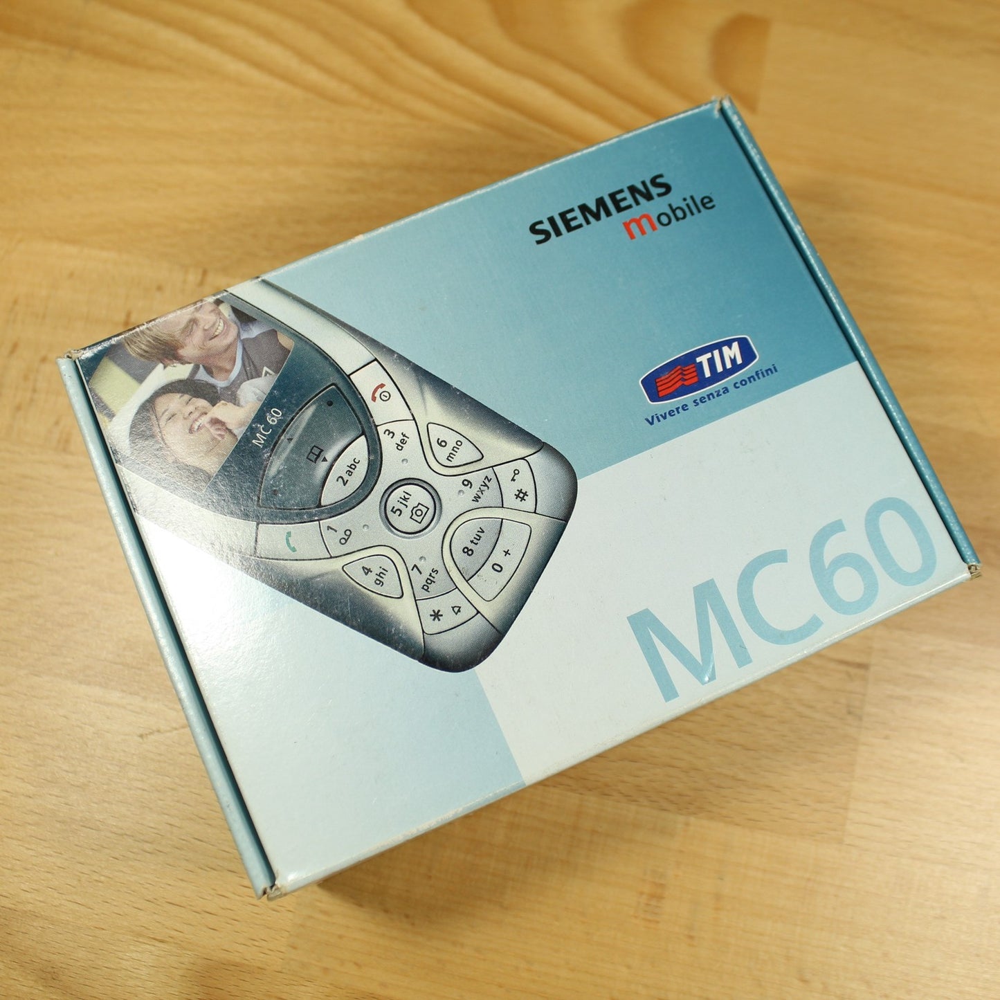 Rare Vintage Siemens MC60 TIM Phone Blue In Box International Collectible