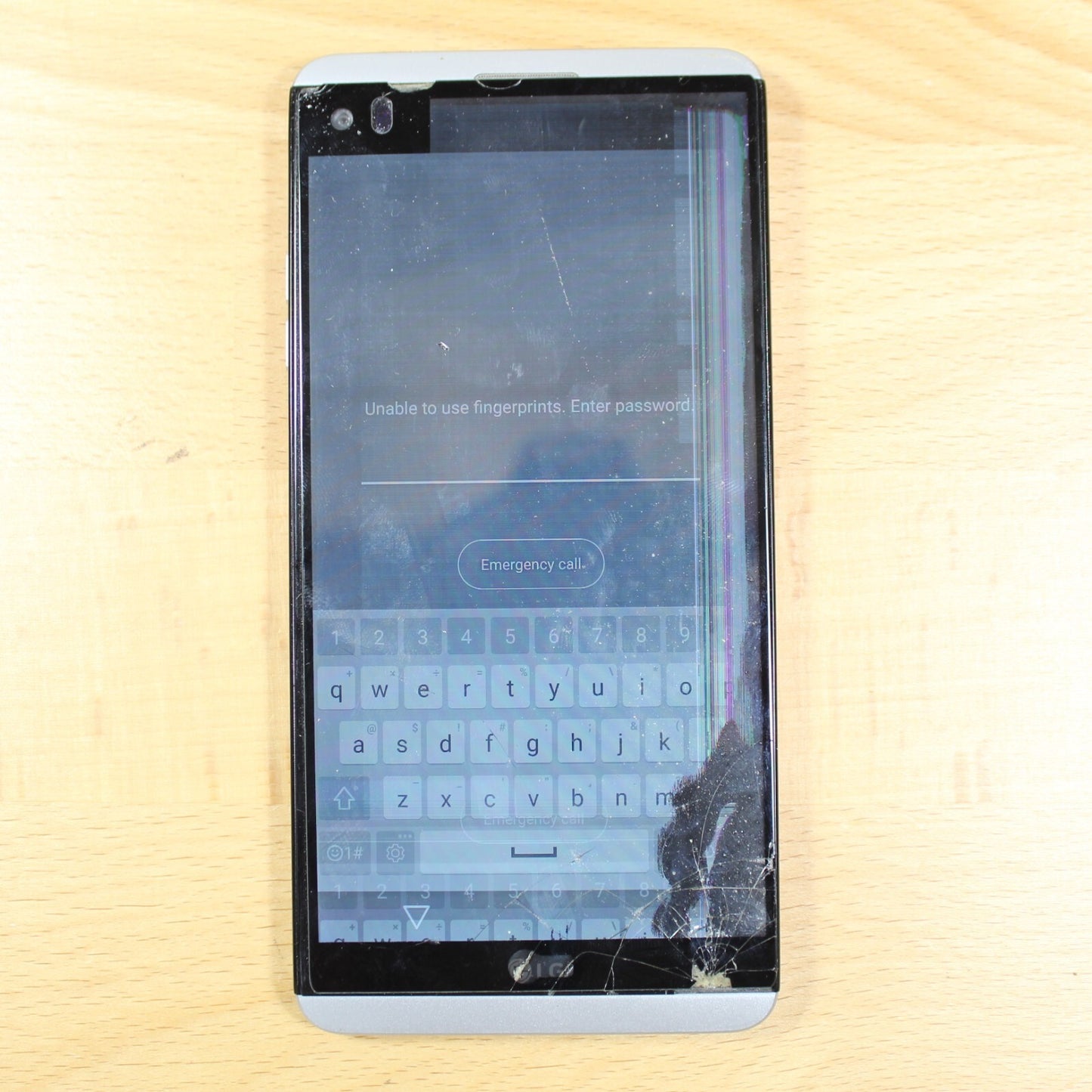 LG V20 Smartphone Silver For Parts