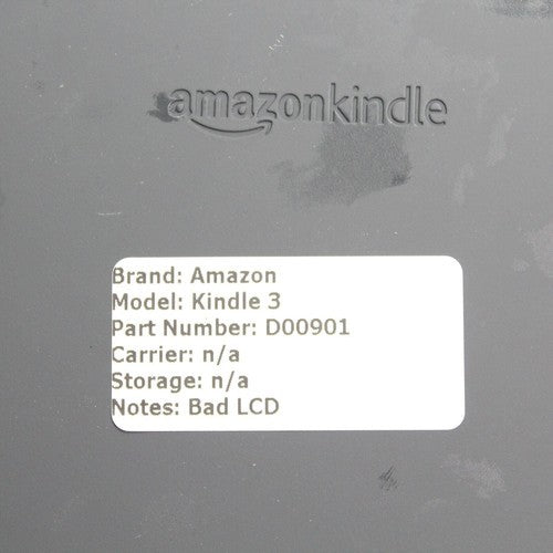 Amazon Kindle 3 D00901 Bad LCD For Parts or Repair Lot of 3 Gold Recovery