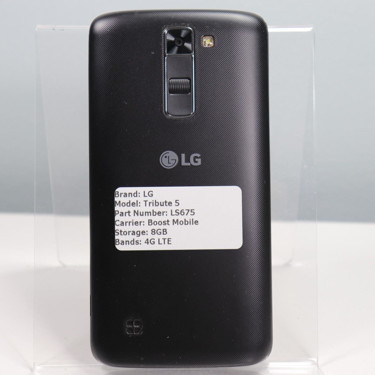 WIFI Touch Phone LG Tribute Boost Mobile 4G LTE LS678 Black 8GB