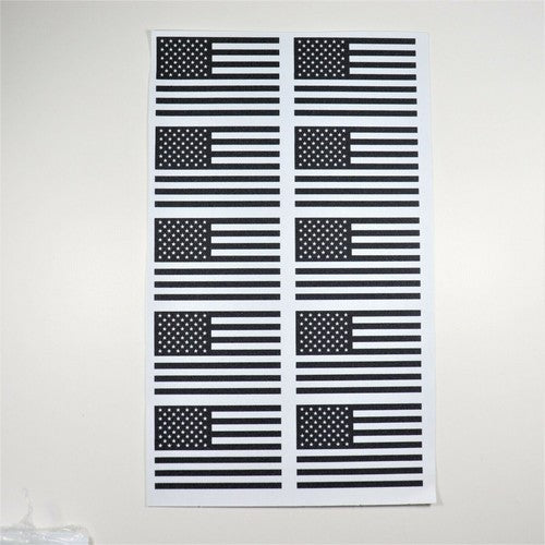3 X 2 U.S.A Flag Iron On Decal - For Jackets, Shirts, Hats - DIY Project