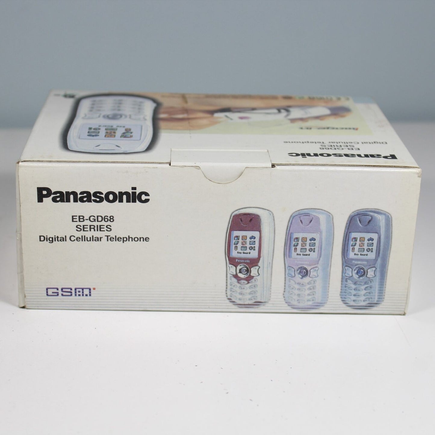 Rare Vintage Panasonic EB-GD68 Phone International Silver In Box Collectible