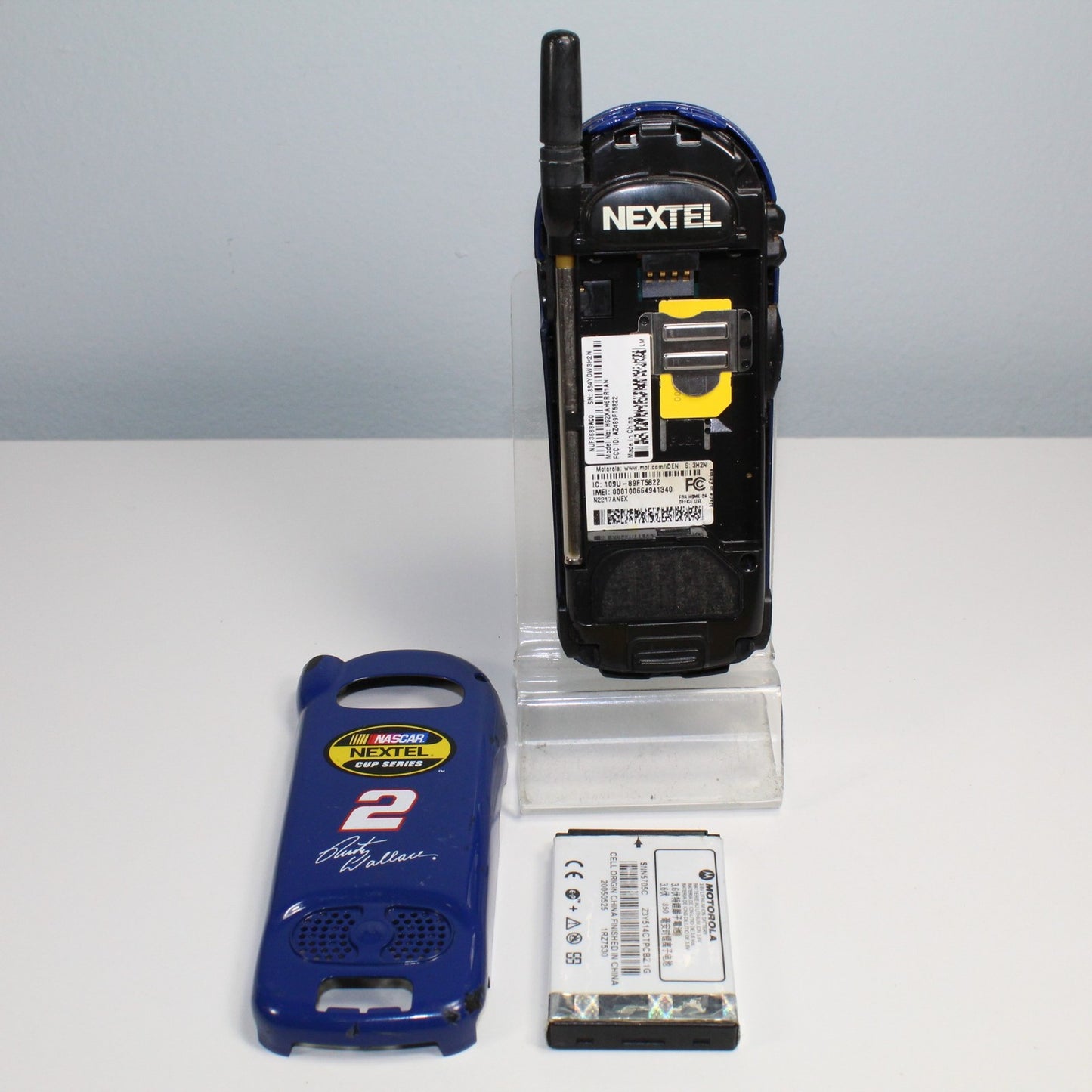 Motorola i205 (NEXTEL) #2 Rusty Wallace Vintage Cell Phone - NASCAR Cup Series