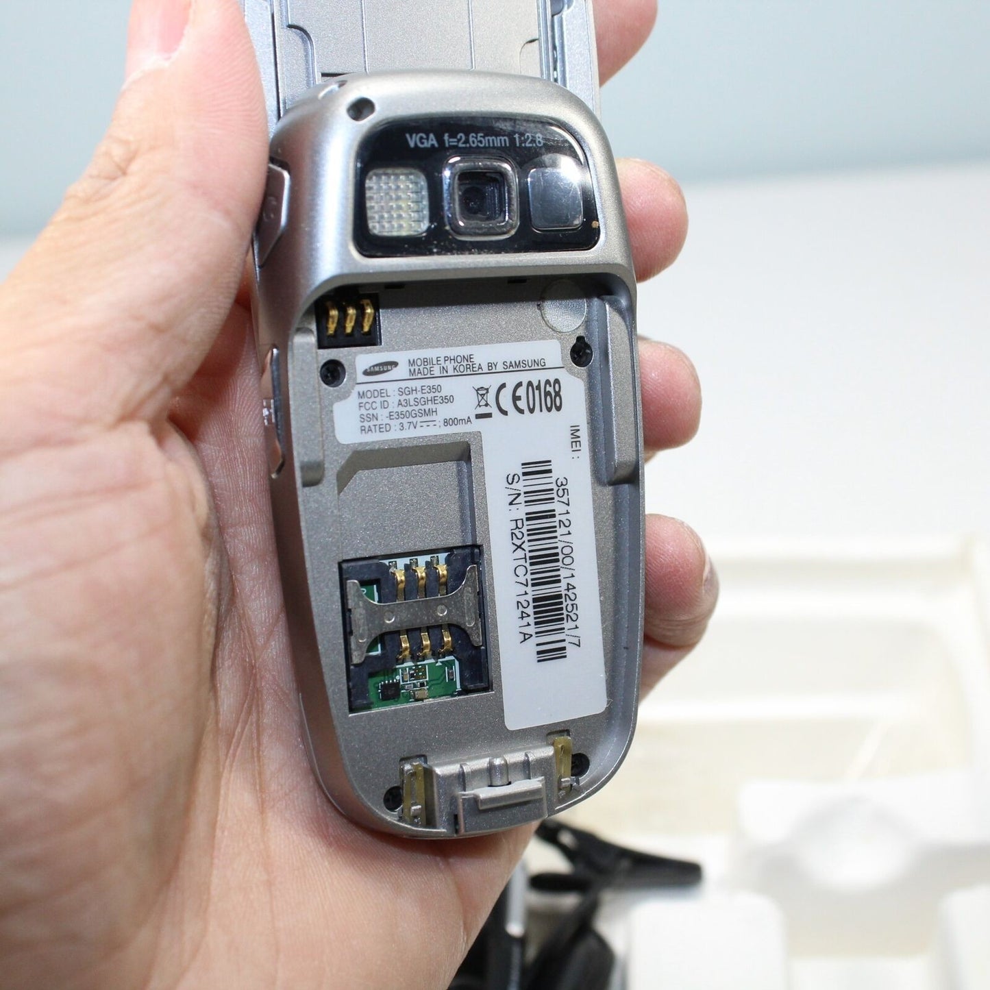 Rare Vintage Samsung SGH-E350 International Phone In Box Collectible