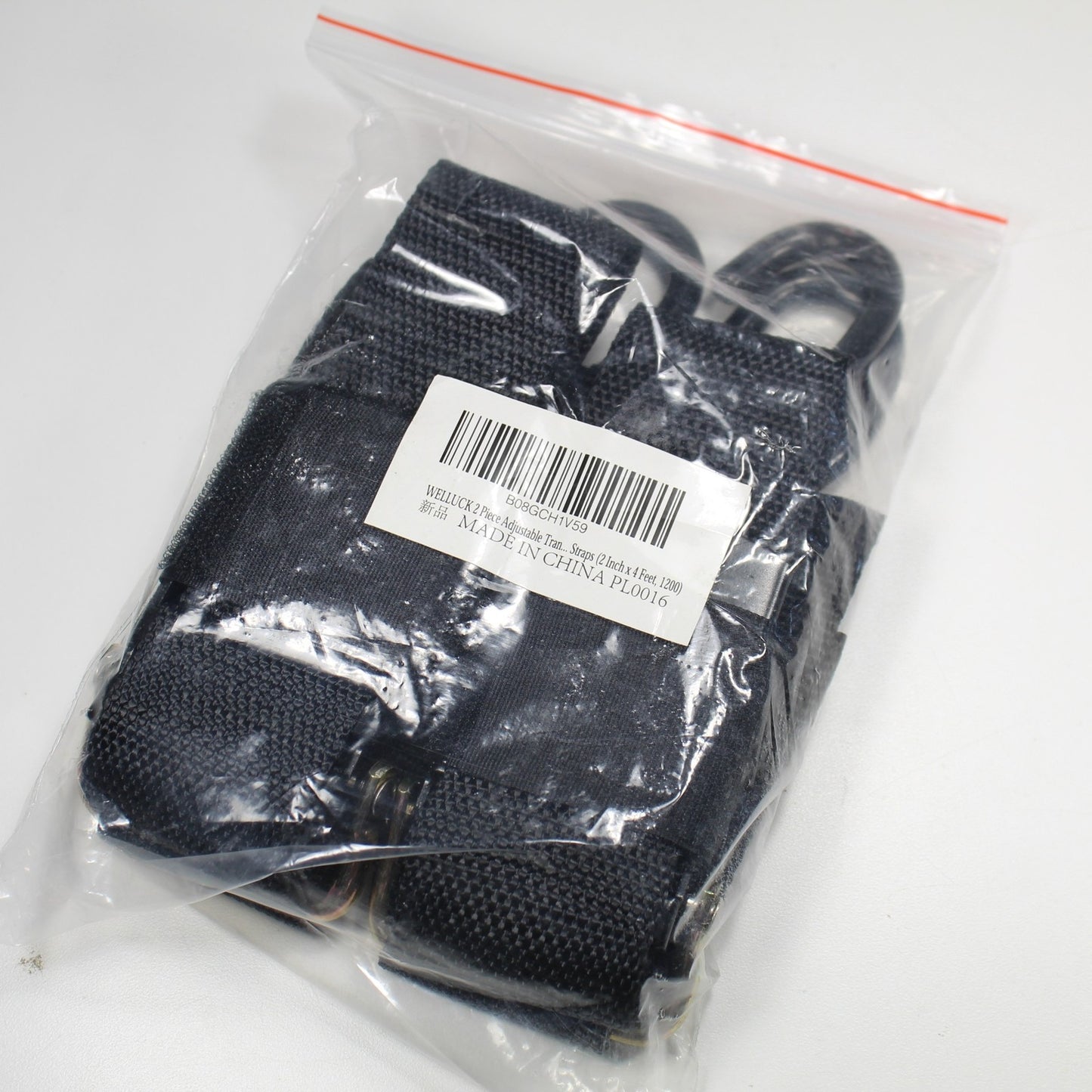 Welluck 2 Piece Adjustable Straps (2 Inch x 4 Feet 1200LBS) Quick Release Buckle