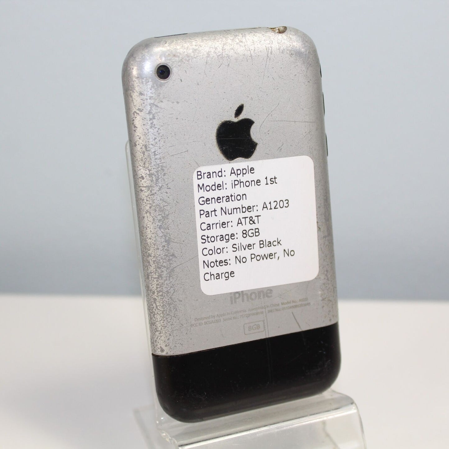 Rare Vintage Apple iPhone 1st Generation A1203 AT&T 8GB Smartphone For parts