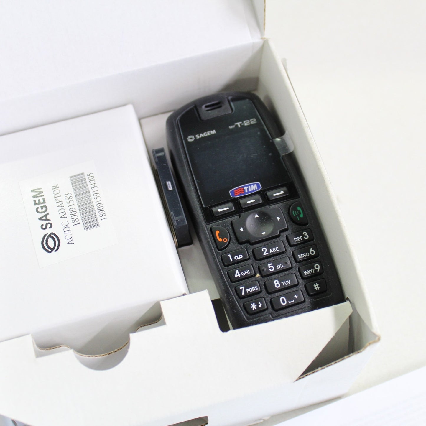SAGEM myT-22 myX2-2 (TIM) Cellphone Black, Vintage International