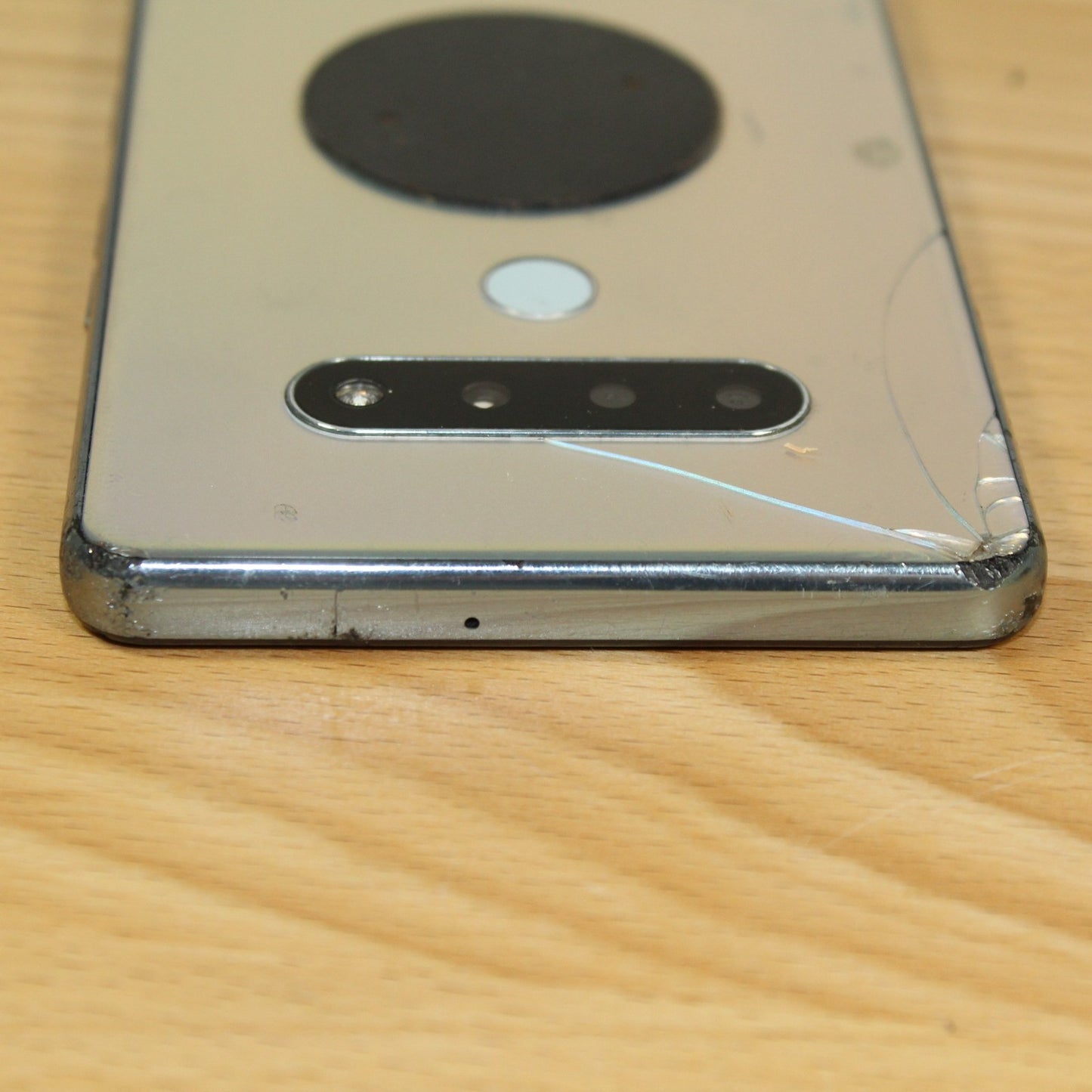 LG Stylo 6 Smartphone 64GB White For Parts or Repair ASIS