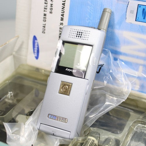 Vintage Rare Olympics Samsung SGH-N288 Silver Phone SLIM International In Box
