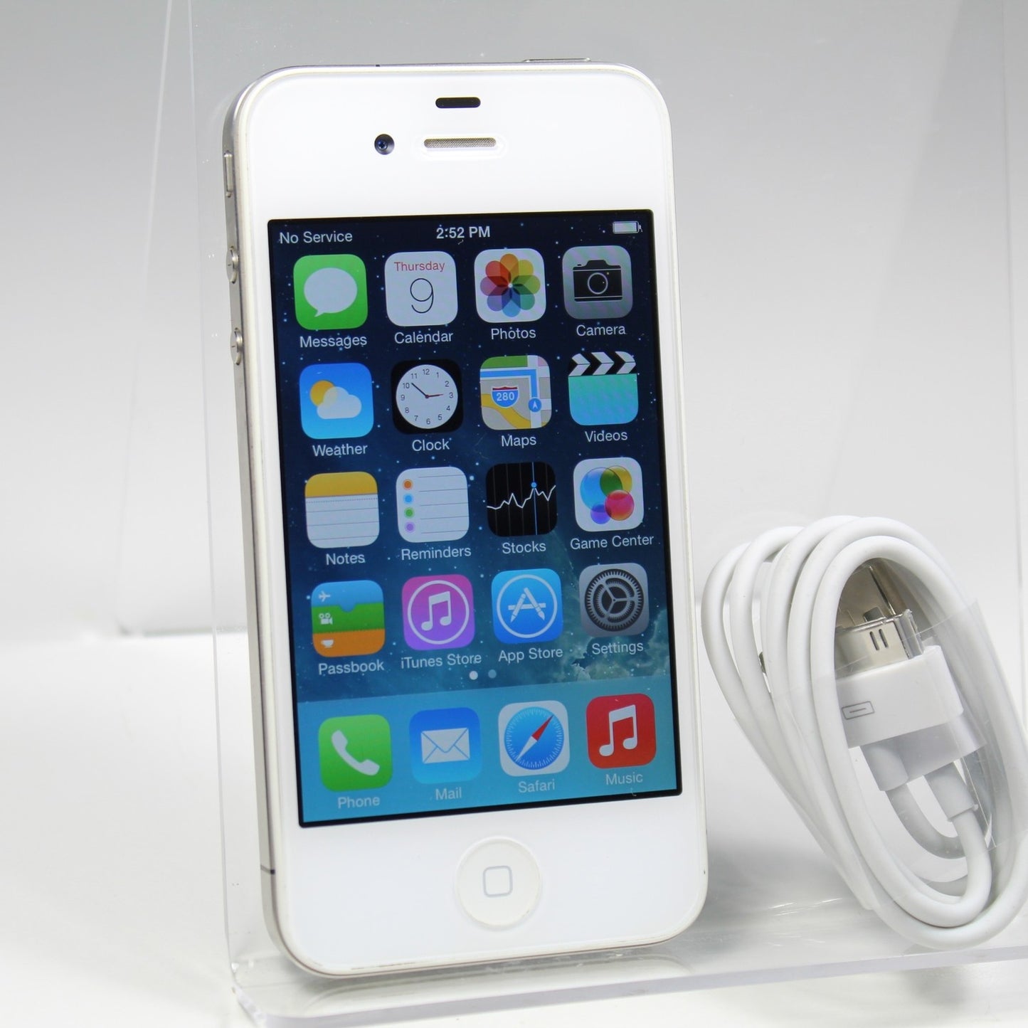 Apple iPhone 4 A1332 AT&T Smartphone 3G GSM White 8GB IOS 7