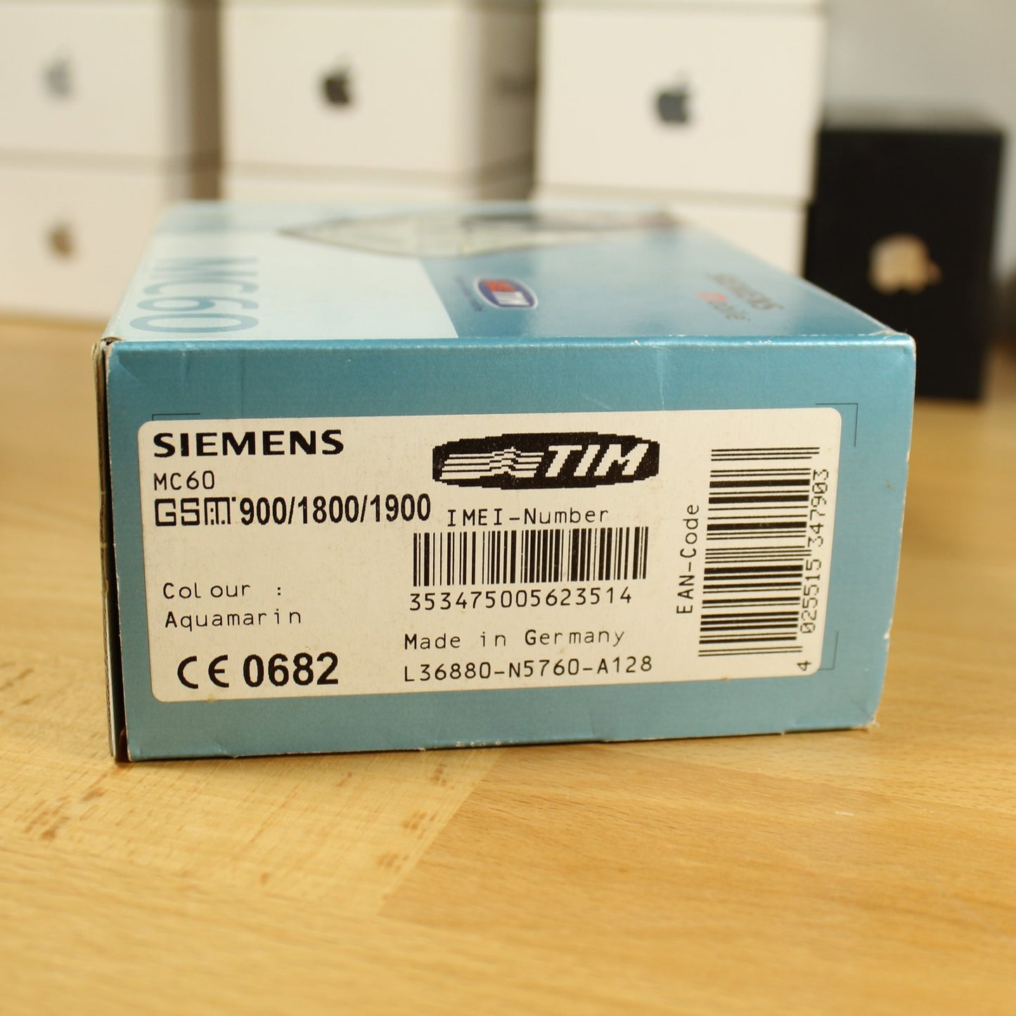 Rare Vintage Siemens MC60 TIM Phone Blue In Box International Collectible