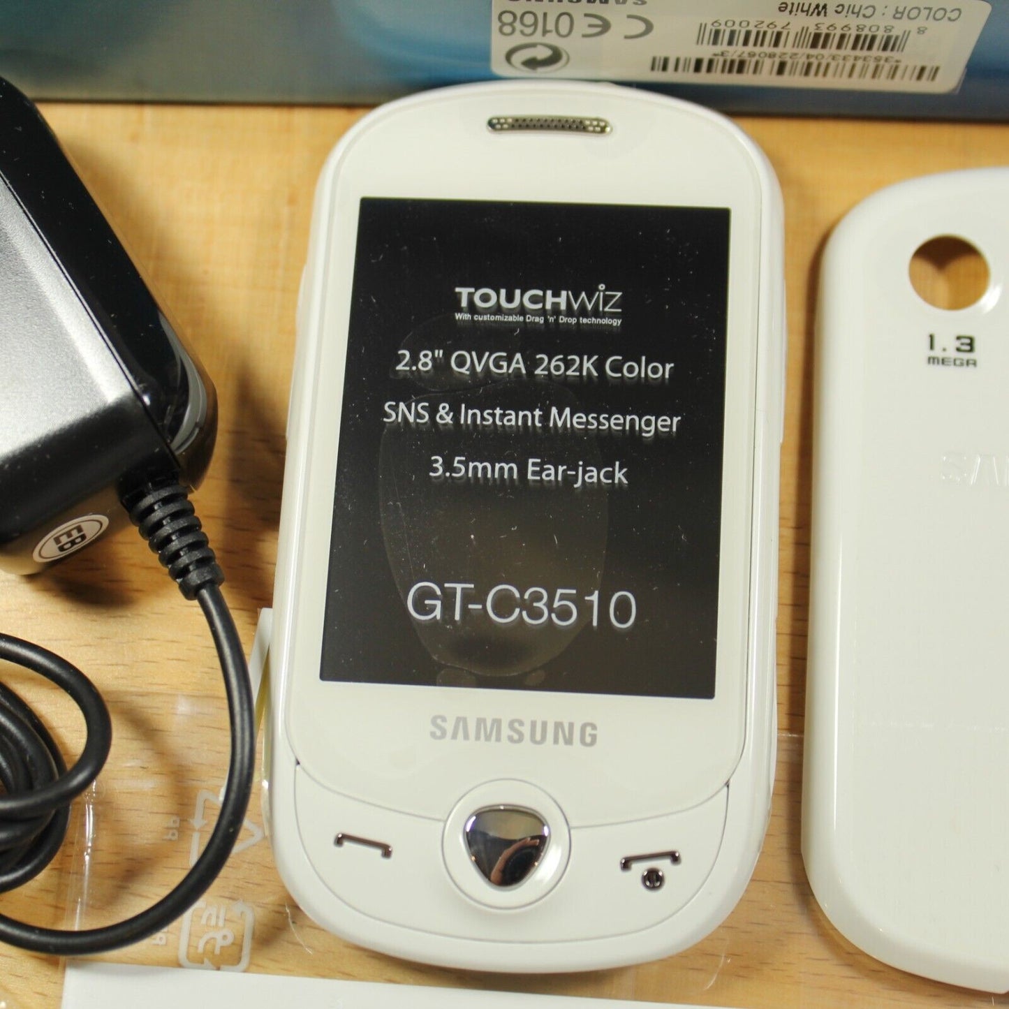 Vintage Samsung GT-C3510 Genoa MoviStar White Phone New In Box International