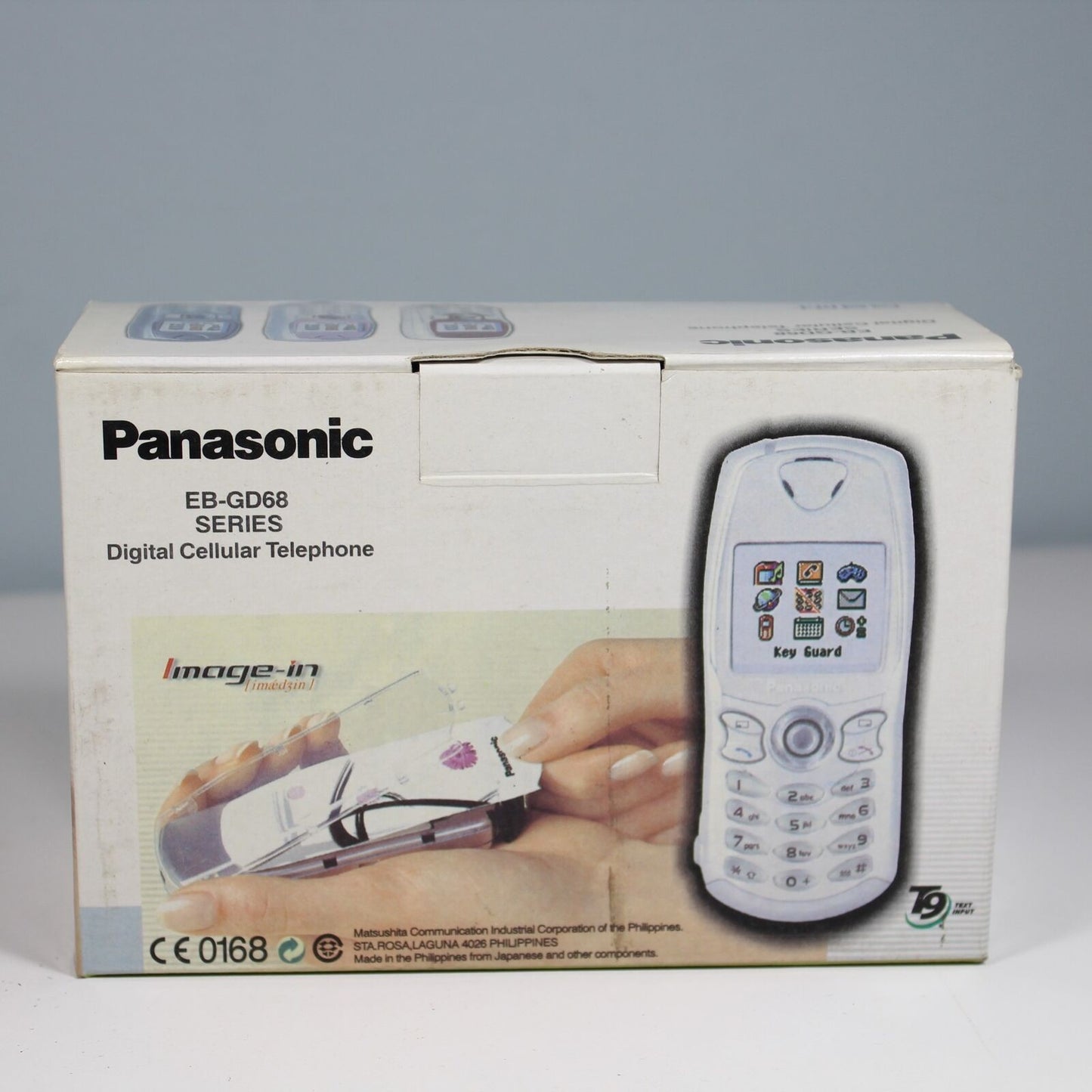 Rare Vintage Panasonic EB-GD68 Phone International Silver In Box Collectible