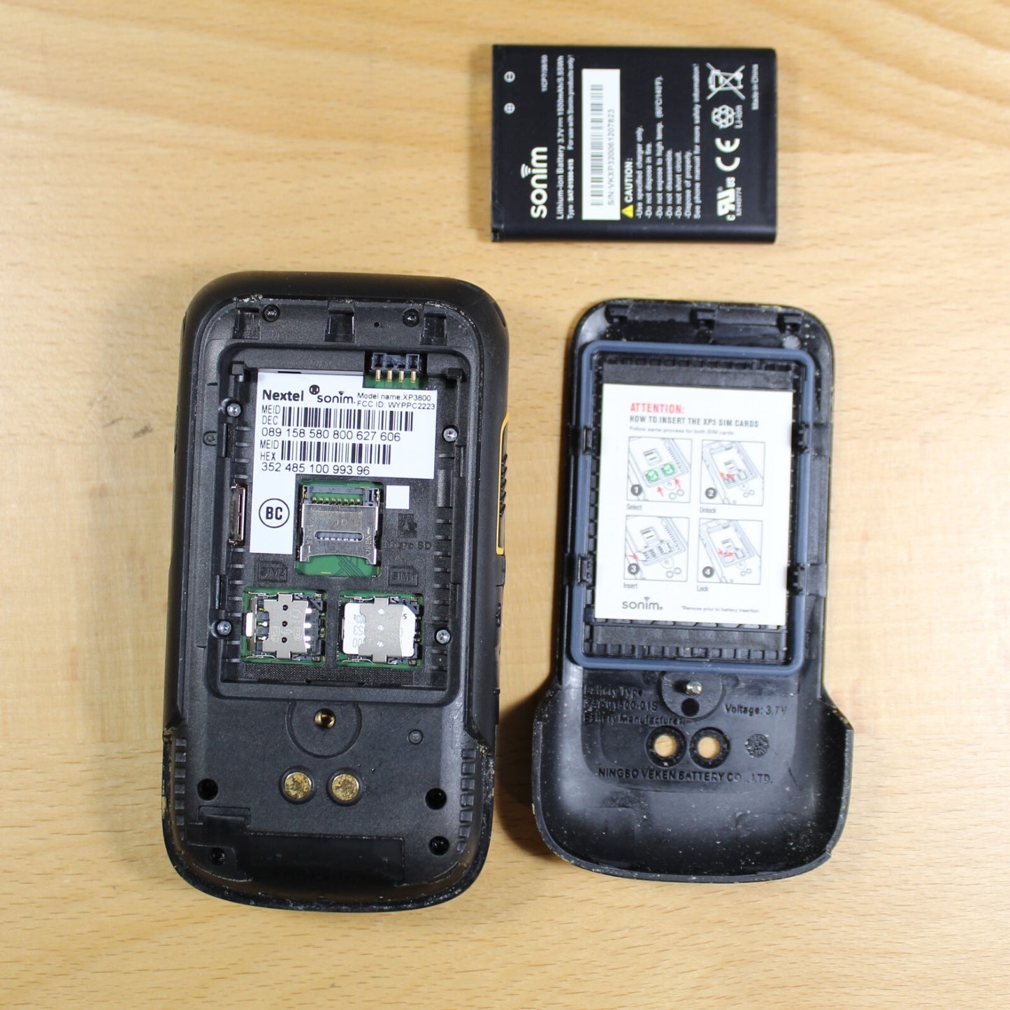 Sonim XP3 XP3800 Sprint Rugged Flip Phone Pre-Owned