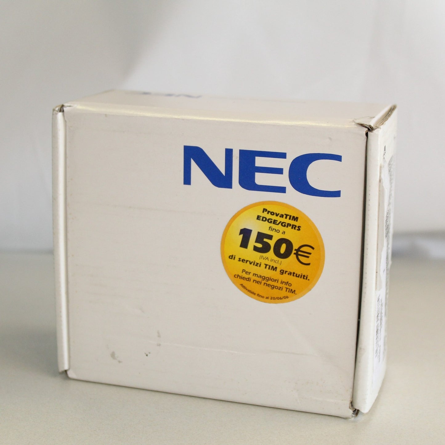 Rare Vintage NEC e122 TIM Phone 2G Silver International Italian In Box Collect