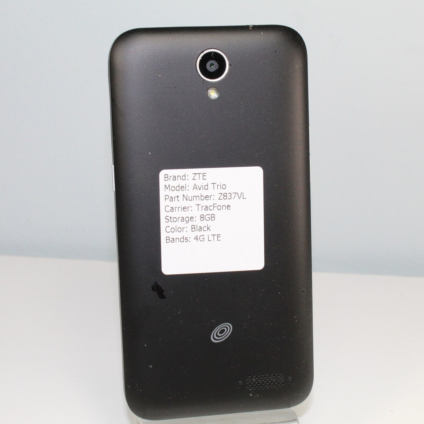 ZTE Avid Trio Z837VL (TracFone) 4G LTE Smartphone - Black, 8GB