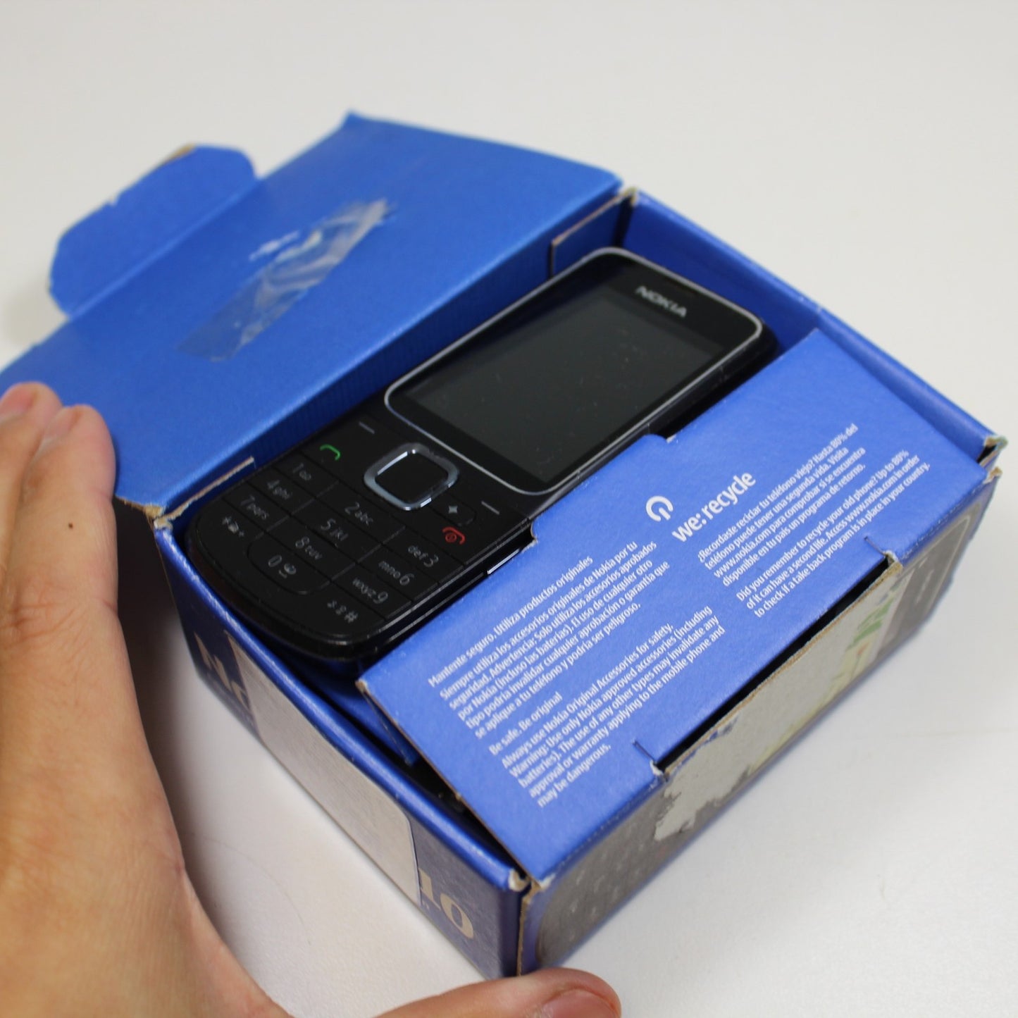 Rare Vintage Nokia 2710 Movistar Phone International Black In Box Collectible