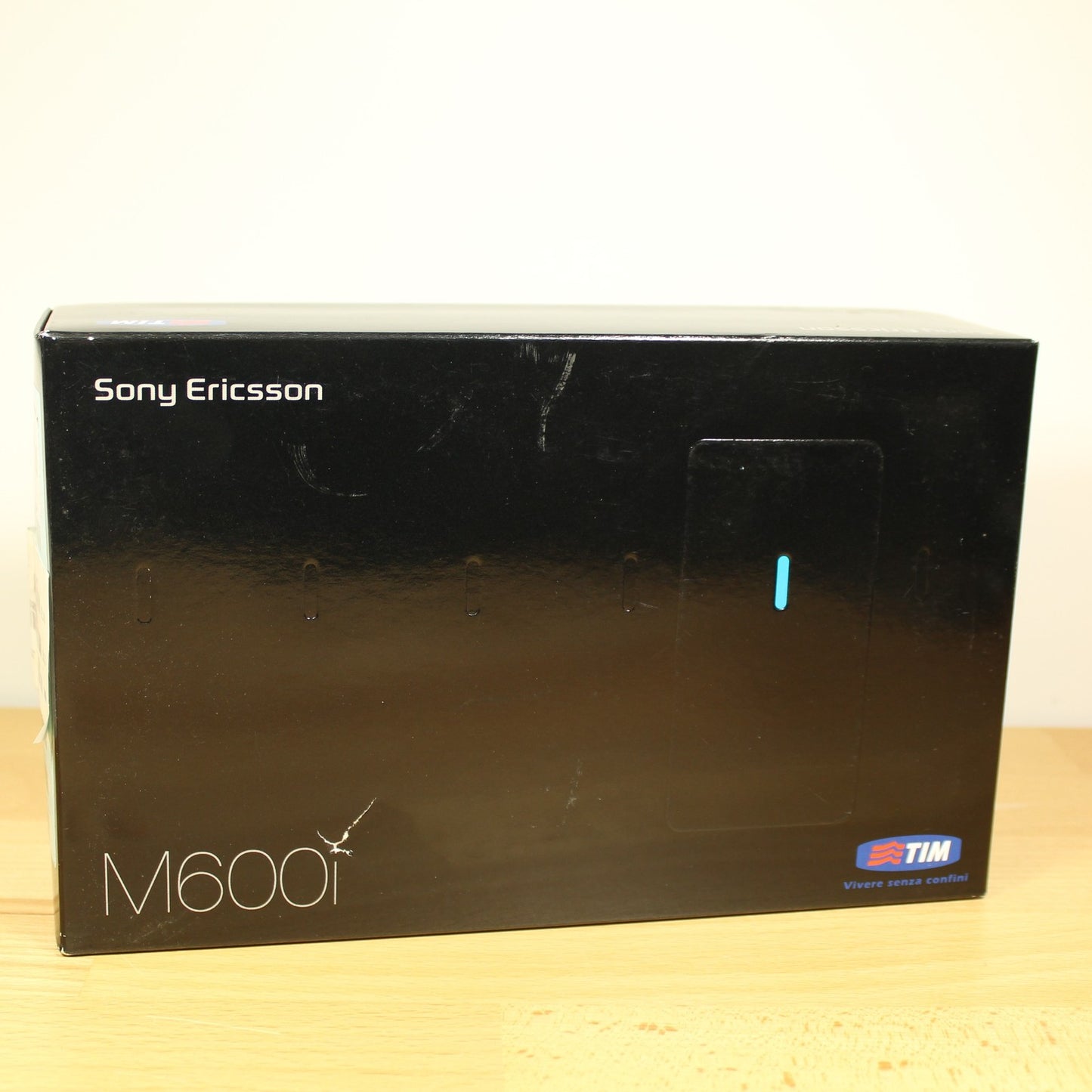 Rare Vintage Sony Ericsson M600i Black Phone TIM In Box Collectible Italian