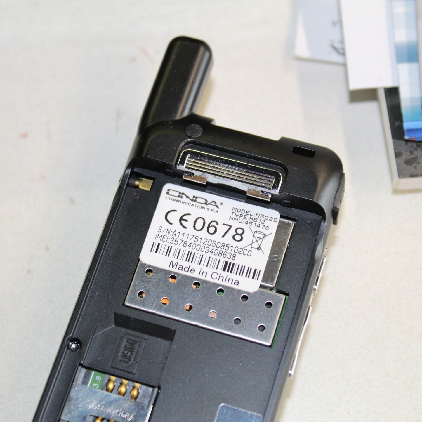 Rare Vintage ONDA N5020 TIM Phone International GSM Italian Black In Box Collect