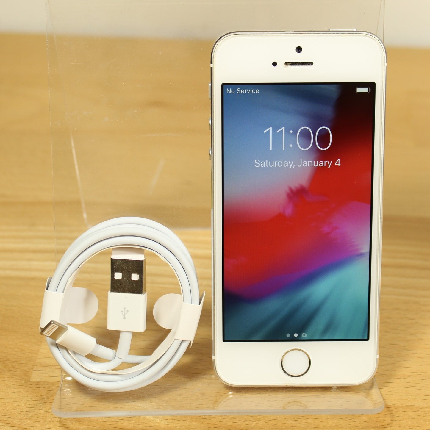 Unlocked Apple iPhone 5s Phone IOS 12 Silver 16GB A1453 4G LTE Global 09014