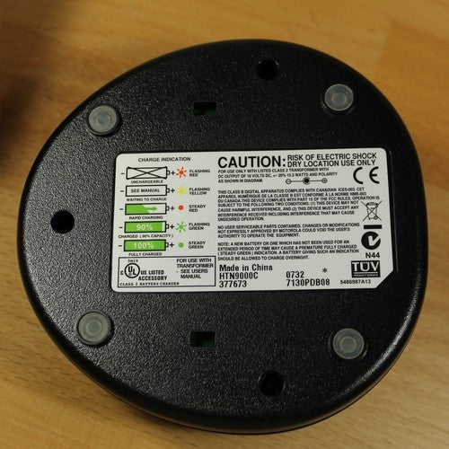Original Motorola HTN9000C Desktop Rapid Charger Single 2-way Radio