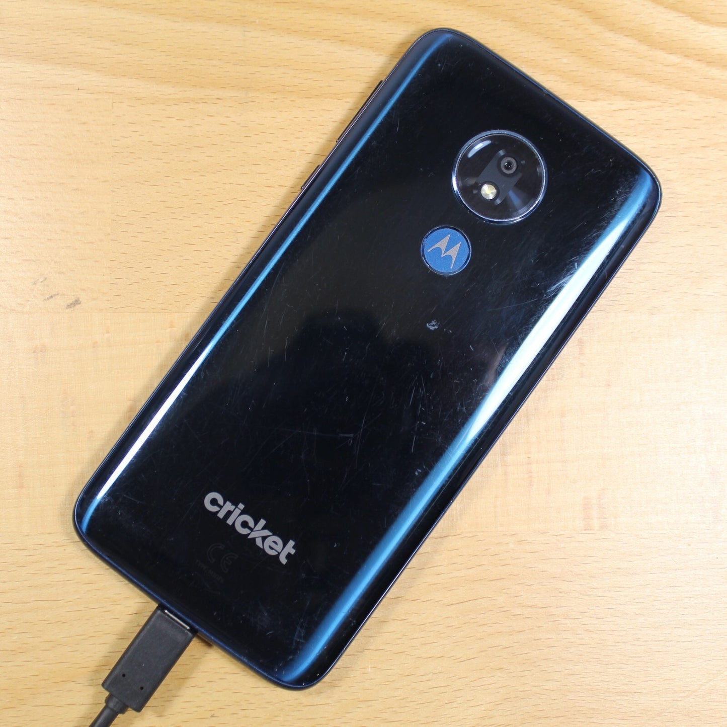 Motorola Moto G7 Power Cricket M3DE6 32GB Blue For Parts Untested #171
