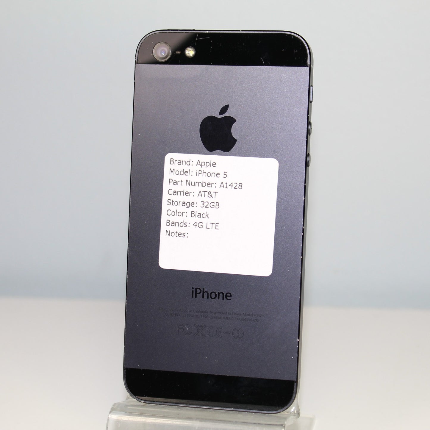 Vintage Apple iPhone 5 A1428 AT&T 4G LTE Smartphone Black 32GB Collectible