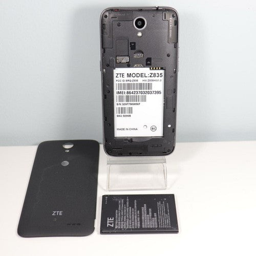 WiFi Phone ZTE Maven 3 AT&T Z835 4G LTE Smartphone Black